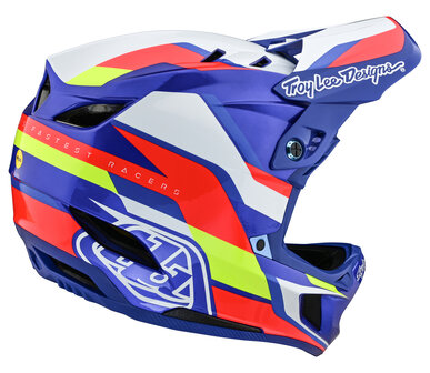 TLD D4 Composite Helm Omega White/Blue 2024