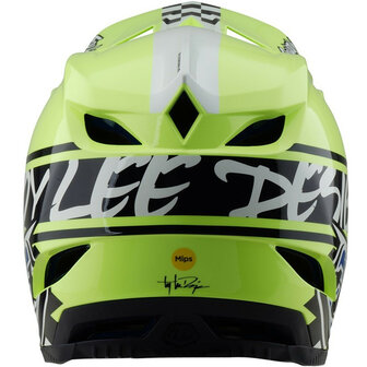 TLD D4 Polyacrylite Helm Fifty-50 Navy / Glow Yellow 2025