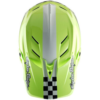 TLD D4 Polyacrylite Helm Fifty-50 Navy / Glow Yellow 2025