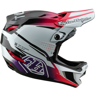 TLD D4 Carbon Helm Drip White 2025