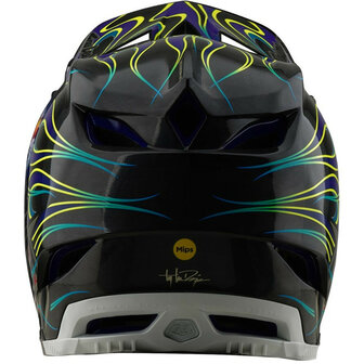 TLD D4 Carbon Helm Torched Black/Purple 2025