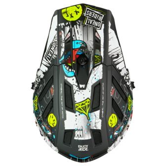O&#039;Neal Backflip Helm Rancid Black/White 