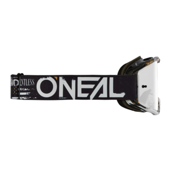 O&#039;Neal B-10 Goggle Attack Black/White - Lens Silver Mirror 