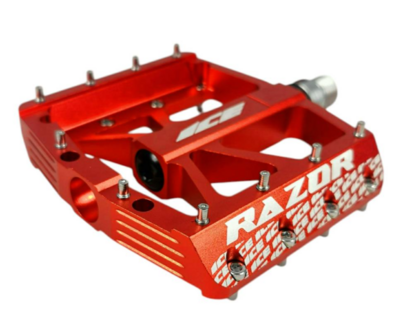 ICE Razor Pedals Red