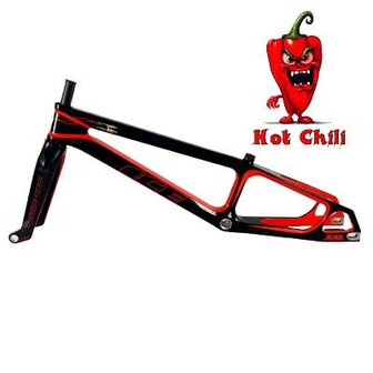 ICE Raptor Carbon Frame Chili - Black/ Red