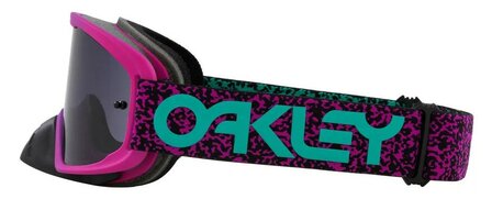 Oakley O Frame Goggle 2.0 Pro MX Celeste Purple Viper Room - Lens Dark Grey