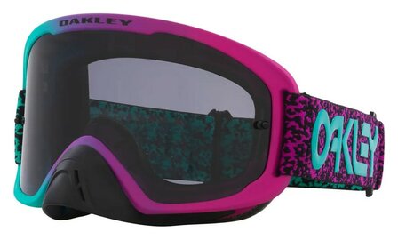 Oakley O Frame Goggle 2.0 Pro MX Celeste Purple Viper Room - Lens Dark Grey