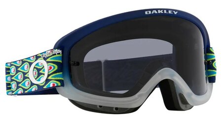 Oakley O Frame Goggle 2.0 Pro XS MX TLD Speed Bubbles Blue - Lens Dark Grey