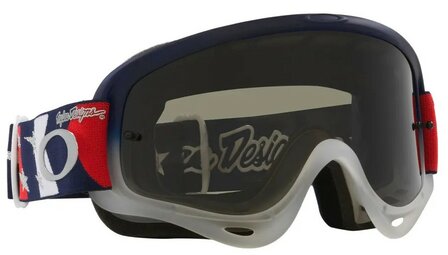 Oakley O Frame Goggle MX TLD RWB Stars - Lens Dark Grey