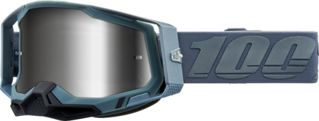 100% Racecraft 2 Goggle Battleship - Mirror Blue lens 