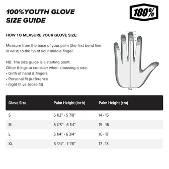 100% Airmatic Youth Gloves Black/Charcoal