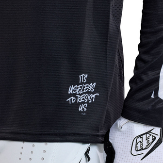 TLD Sprint Jersey Full Pull Black 2025