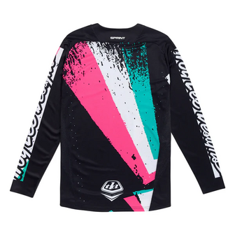 TLD Sprint Jersey Full Pull Black 2025