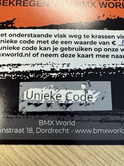 BMX World Kadobon