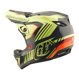 TLD D4 Polyacrylite Helm Qualifier Black-Yellow Najaar 2025