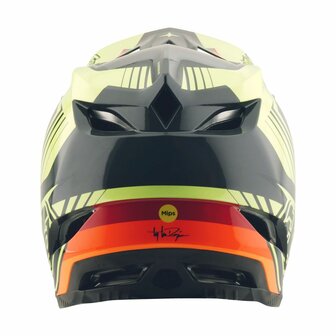 TLD D4 Polyacrylite Helm Qualifier Black-Yellow Najaar 2025