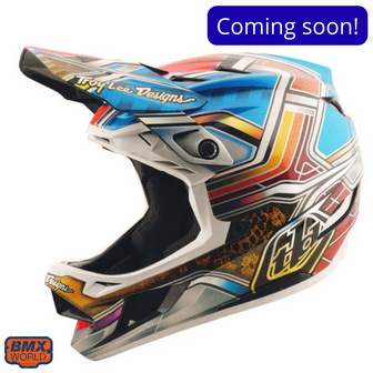 TLD D4 Carbon Helm Lowrider Blue Najaar 2025