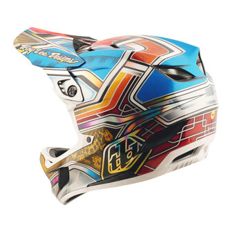 TLD D4 Carbon Helm Lowrider Blue Najaar 2025