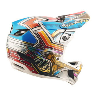TLD D4 Carbon Helm Lowrider Blue Najaar 2025