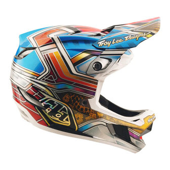 TLD D4 Carbon Helm Lowrider Blue Najaar 2025
