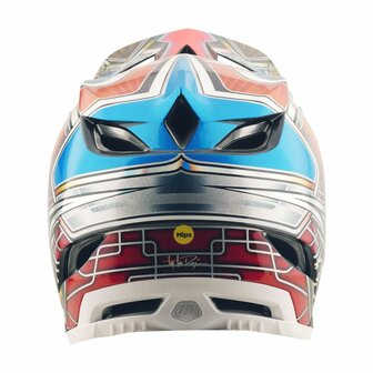TLD D4 Carbon Helm Lowrider Blue Najaar 2025