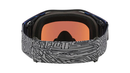 Oakley Airbrake MX Grey Strike bril met Prizm MX Sapphire Iridium lens