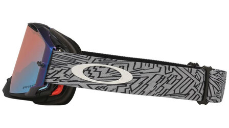 Oakley Airbrake MX Grey Strike bril met Prizm MX Sapphire Iridium lens - BMX World