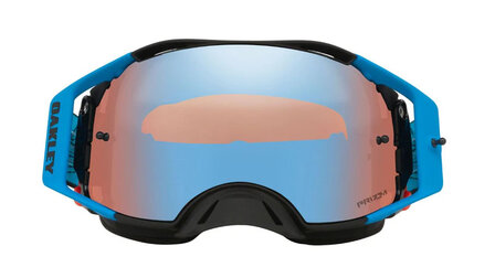 Oakley Airbrake MX Blue Wired met Prizm MX Sapphire Iridium lens &ndash; vooraanzicht