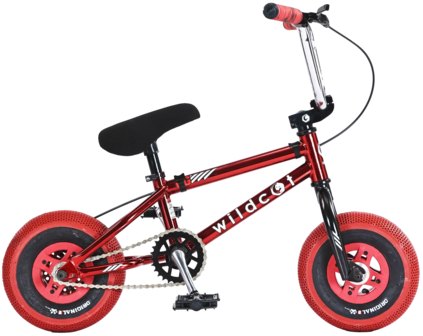 Wildcat OG3A Mini BMX Bike Royal Red - Zijaanzicht