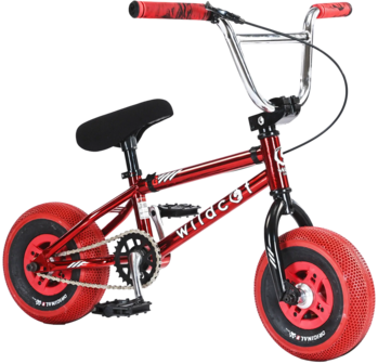 Wildcat OG3A Mini BMX Bike Royal Red -  Vooraanzicht.