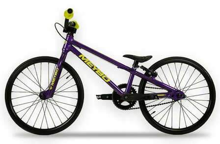 Meybo 2026 Rascal Bike Purple/NeonYellow Micro 18 - Zijaanzicht Andere kant