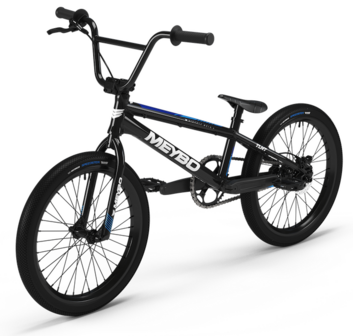 Meybo 2026 TLNT Bike Black/White/Blue - Vooraanzicht