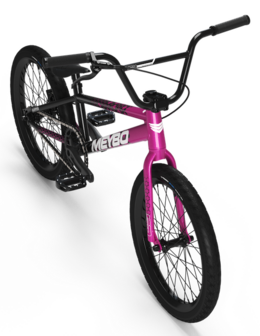 Meybo 2026 Clipper Bike Black/Pink/White - Boven