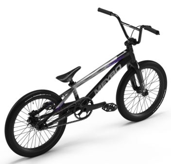 Meybo 2026 Patron Bike Black/Grey/Lime - Achteraanzicht