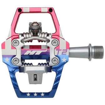 HT T2 SX BMX Pedal Stars and Stripes