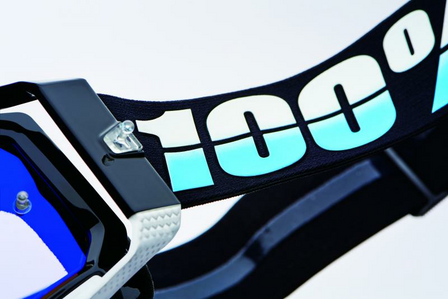 100% Racecraft 2 Arkana Goggle &ndash; Mirror Blue Lens detail