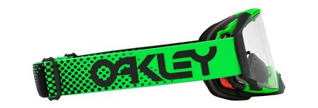 Oakley Airbrake MX Moto B1B Green Clear Lens Rechts