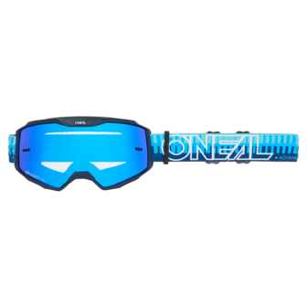 O&#039;Neal B-10 Goggle STRIPED Blue/blue - Lens Radium Blue