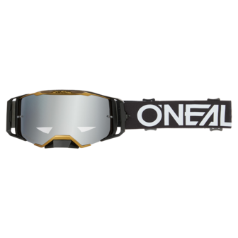 O&#039;Neal B-33 Goggle HEXA Black/Gold - Lens Silver Mirror