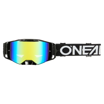 O'Neal B-55 Goggle CRAM Black/White - Lens Radium Gold Mirror