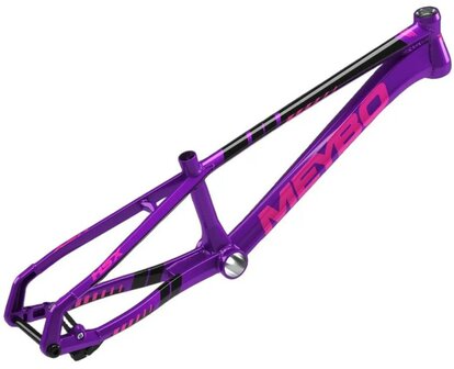Meybo HSX Alloy 2026 Bmx Race Frame Purple/Pink/Black