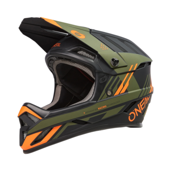 O'Neal Backflip Helm Strike Black/Orange/Olive V.23