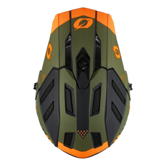 O'Neal Backflip Helm Strike Black/Orange/Olive V.23