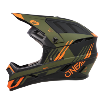 O'Neal Backflip Helm Strike Black/Orange/Olive V.23
