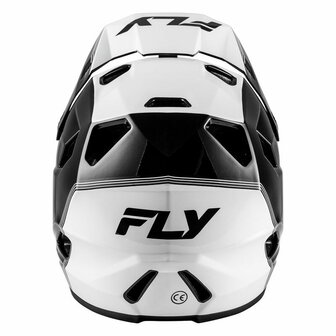 FLY Rayce Repeat Helm Black/White Behind