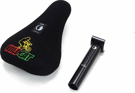 Wildcat Mini BMX Seat + Post - Combo Soft