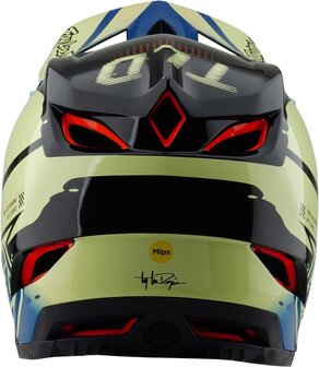 TLD D4 Composite Helm Drip Yellow 2025