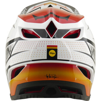 TLD D4 Composite MIPS Helmet Lined Up - White 2026 Back