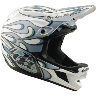 TLD D4 Composite MIPS Helmet Torched - White/Silver 2026 Other