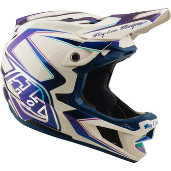 TLD D4 Composite MIPS Helmet Flared - White/Indigo 2026 Other
